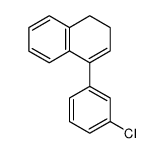 1-(3-Chlor-phenyl)-3,4-dihydro-naphthalin Structure