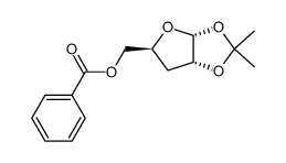 [(3aR,5S,6aR)-2,2-dimethyltetrhydrofuro[2,3-d][1,3]dioxol-5-yl]methyl benzoate Structure