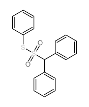 S-Phenyl diphenylmethanesulfonothioate Structure