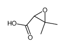 3,3-dimethyl-oxirane-2-carboxylic acid结构式