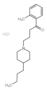 4-(4-butylpiperidin-1-yl)-1-(2-methylphenyl)butan-1-one,hydrochloride结构式