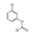 (3-chlorophenyl) carbonochloridate结构式