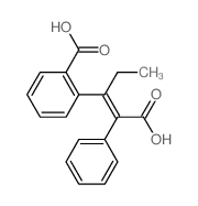 2-(1-carboxy-1-phenyl-but-1-en-2-yl)benzoic acid picture