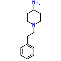 N-苯乙基-4-氨基哌啶结构式