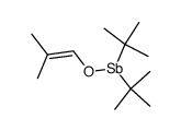 (t-C4H9)2SbOCHC(CH3)2结构式