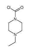 4-乙基哌嗪-1-甲酰氯结构式