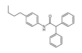 N-(4-butylphenyl)-2,2-diphenylacetamide Structure