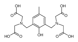 ((3-[(BIS-CARBOXYMETHYL-AMINO)-METHYL]-2-HYDROXY-5-METHYL-BENZYL)-CARBOXYMETHYL-AMINO)-ACETIC ACID Structure