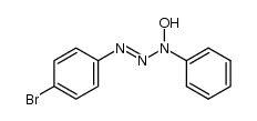 1-(4-bromophenyl)-3-phenyl-3-hydroxytriazene Structure