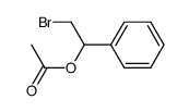 (RS)-1-bromo-2-acetoxy-2-(phenyl)ethane结构式