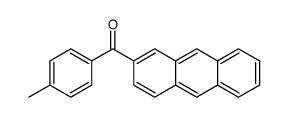 anthracen-2-yl-(4-methylphenyl)methanone结构式