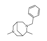 3-benzyl-2,7-dimethyl-3,7-diaza-bicyclo[3.3.1]nonane结构式