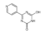 6-pyridin-4-yl-1H-1,3,5-triazine-2,4-dione结构式