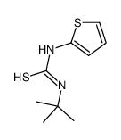 1-tert-butyl-3-thiophen-2-ylthiourea Structure