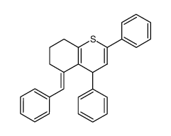 2,4-diphenyl-5-benzylidene-5,6,7,8-tetrahydro-4H-thio-chromene结构式