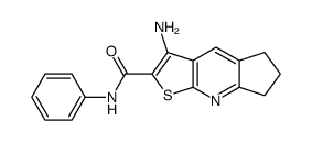 3-amino-N-phenyl-6,7-dihydro-5H-cyclopenta[b]thieno[3,2-e]pyridine-2-carboxamide Structure