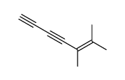 5,6-dimethylhept-5-en-1,3-diyne Structure