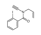 N-ethynyl-2-iodo-N-prop-2-enylbenzamide结构式