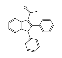 3-acetyl-1,2-diphenylindene Structure