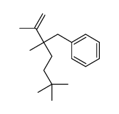 (2,5,5-trimethyl-2-prop-1-en-2-ylhexyl)benzene结构式