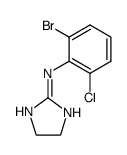 N-(2-Bromo-6-chlorophenyl)-4,5-dihydro-1H-imidazole-2-amine structure