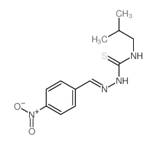 Hydrazinecarbothioamide,N-(2-methylpropyl)-2-[(4-nitrophenyl)methylene]- picture