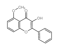 3-hydroxy-5-methoxyflavone structure