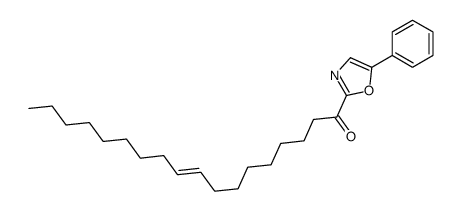 1-(5-phenyl-1,3-oxazol-2-yl)octadec-9-en-1-one Structure