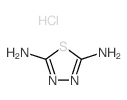 1,3,4-thiadiazole-2,5-diamine,hydrochloride结构式