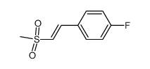 (E)-1-fluoro-4-(2-methanesulfonyl-vinyl)-benzene Structure