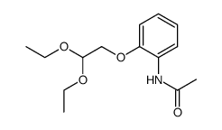 (2-Acetylaminophenoxy)acetaldehyddiethylacetal Structure