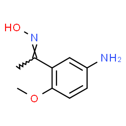 Acetophenone, 5-amino-2-methoxy-, oxime (5CI)结构式