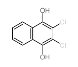 2,3-dichloronaphthalene-1,4-diol structure