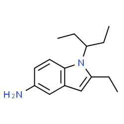 1H-Indol-5-amine,2-ethyl-1-(1-ethylpropyl)-(9CI) picture