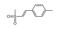 2-(p-Methylphenyl)vinylmethylsulfone Structure