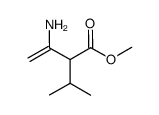 3-Butenoic acid,3-amino-2-(1-methylethyl)-,methyl ester结构式