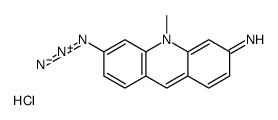 6-azido-10-methylacridin-10-ium-3-amine,chloride Structure