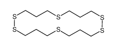 1,2,6,10,11,15-hexathiacyclooctadecane Structure