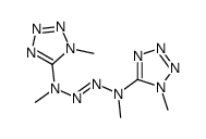 N,1-dimethyl-N-[[methyl-(1-methyltetrazol-5-yl)amino]diazenyl]tetrazol-5-amine Structure