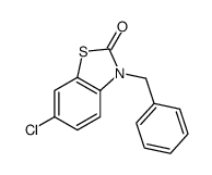 3-benzyl-6-chloro-1,3-benzothiazol-2-one Structure