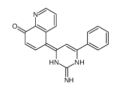 5-(2-amino-4-phenyl-1H-pyrimidin-6-ylidene)quinolin-8-one结构式