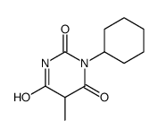 1-Cyclohexyl-5-methylbarbituric acid结构式