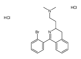 2-[1-(2-bromophenyl)-3,4-dihydroisoquinolin-3-yl]-N,N-dimethylethanamine,dihydrochloride Structure