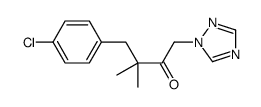 4-(4-chlorophenyl)-3,3-dimethyl-1-(1,2,4-triazol-1-yl)butan-2-one Structure