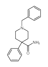 4-Piperidinecarboxamide,4-phenyl-1-(phenylmethyl)-结构式