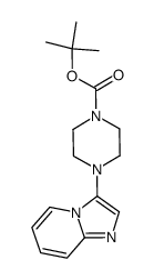 tert-butyl 4-(imidazo[1,2-a]pyridin-3-yl)piperazine-1-carboxylate Structure