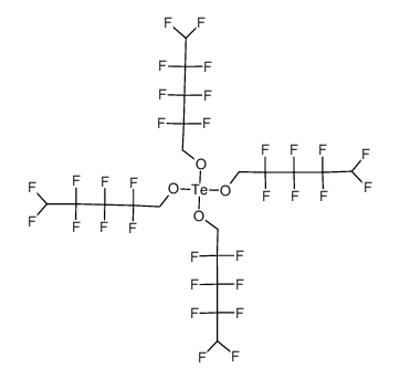 tetrakis((2,2,3,3,4,4,5,5-octafluoropentyl)oxy)-l4-tellane Structure