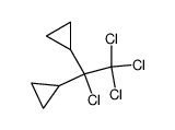 1,1,1,2-tetrachloro-2,2-dicyclopropylethane结构式