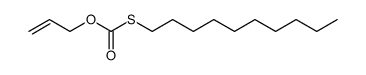 O-allyl S-(1-decyl) thiocarbonate Structure