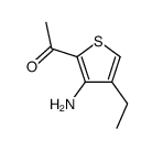 Ethanone, 1-(3-amino-4-ethyl-2-thienyl)- (9CI) structure